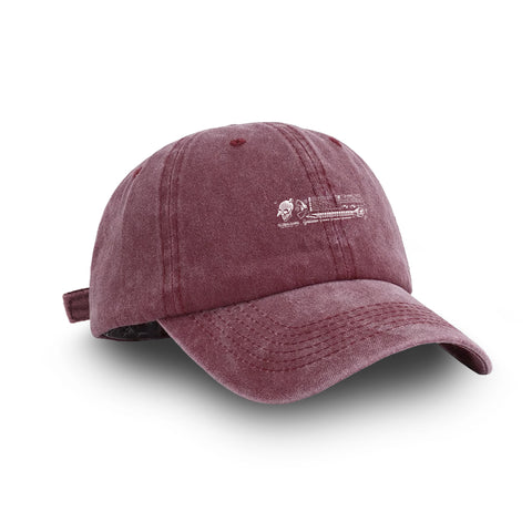 6-Panel-Cap weinrot