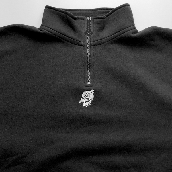 Half-Zip schwarz