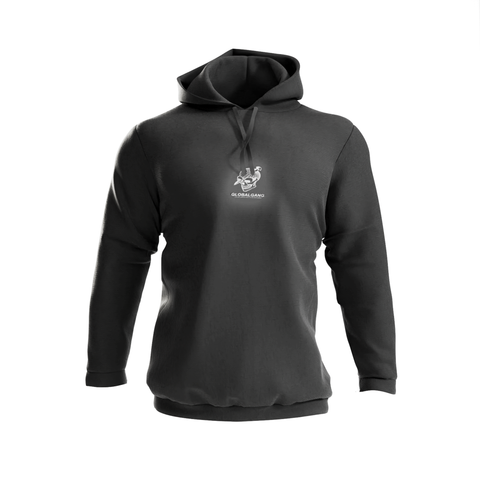 GLOBALGANG Hoodie anthrazit reflective Print