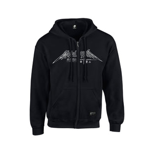 Zip-Hoodie schwarz