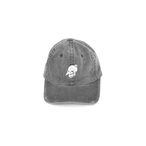 Logo stone washed Cap grey